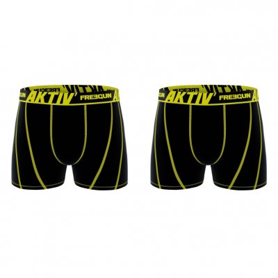 DUO AKTIV YELLOW 2Db-os Férfi Sport Boxer Csomag
