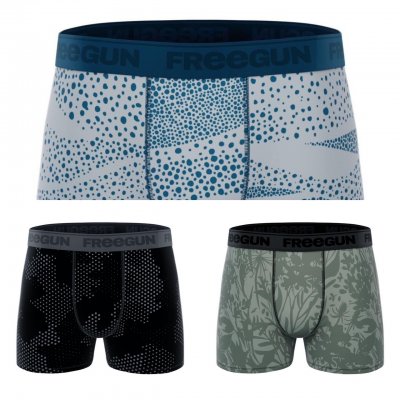 SOLID COTTON 3 PACK  Férfi Boxer Csomag